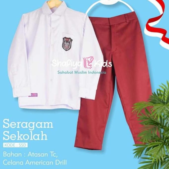 GAMIS ANAK GAMIS ANAK SD | GAMIS SEKOLAH ANAK SD | GAMIS SERAGAM MERAH PUTIH & EL09I09A82L