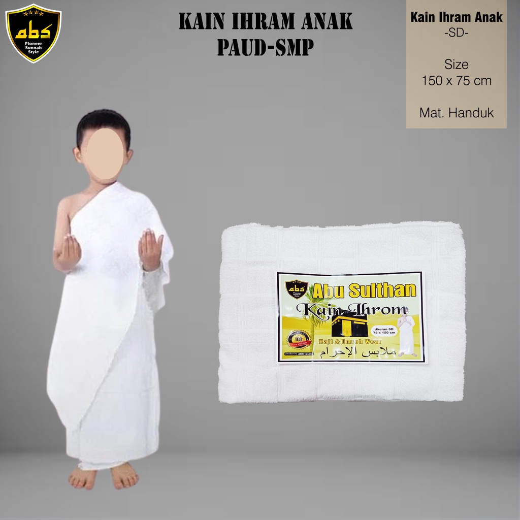 Kain ihram TK Kain Ihram SD Kain Ihram SMP ihrom premium