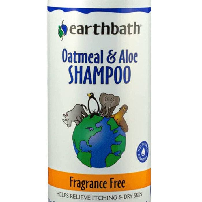 Terlaris Sampo Earthbath Oatmeal & Aloe Shampoo Dog Cat Anjing Kucing Repack 200Ml