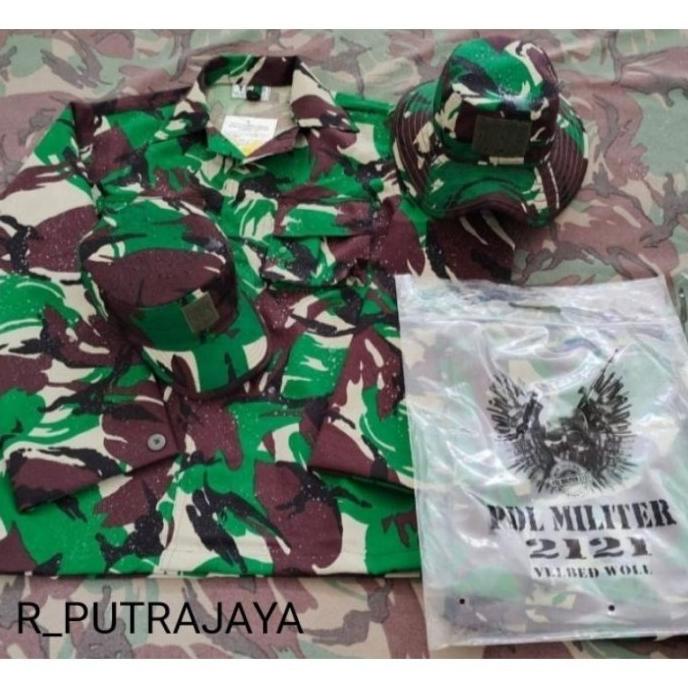 VELBED BAJU PDL LORENG MALPINAS TNI VELBET WOLL/VELBED WOLL 2121/BAJU PDL EL09I09A82L