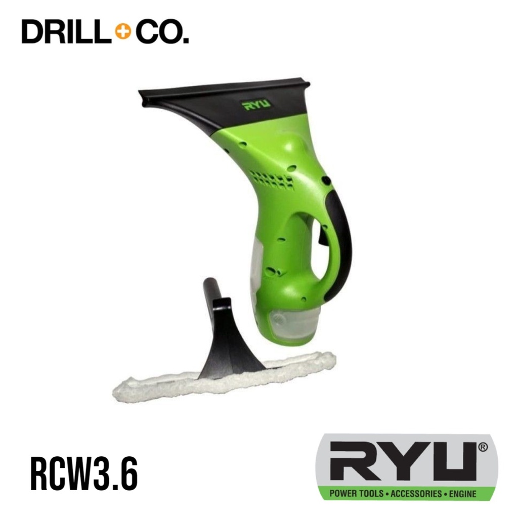 RYU RCW 3.6 Cordless Window Cleaner / Pembersih Kaca Portable