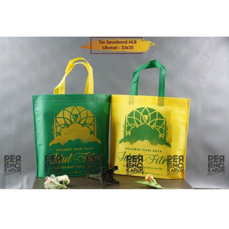 

tas lebaran spunbond 32x35x8 cm