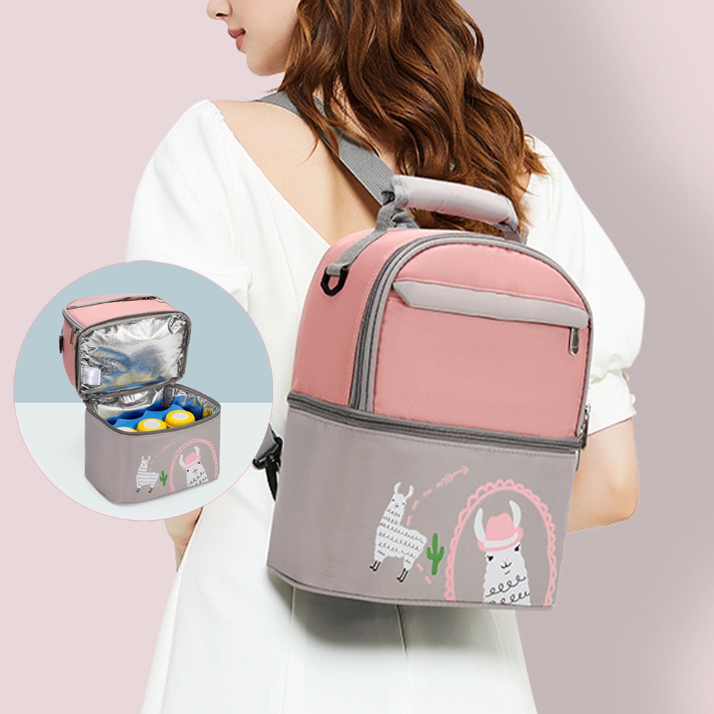 Cooler Bag Tas  ASI Tas Bayi Waterproof  Multi-Function Diaper Bag Tas Bayi