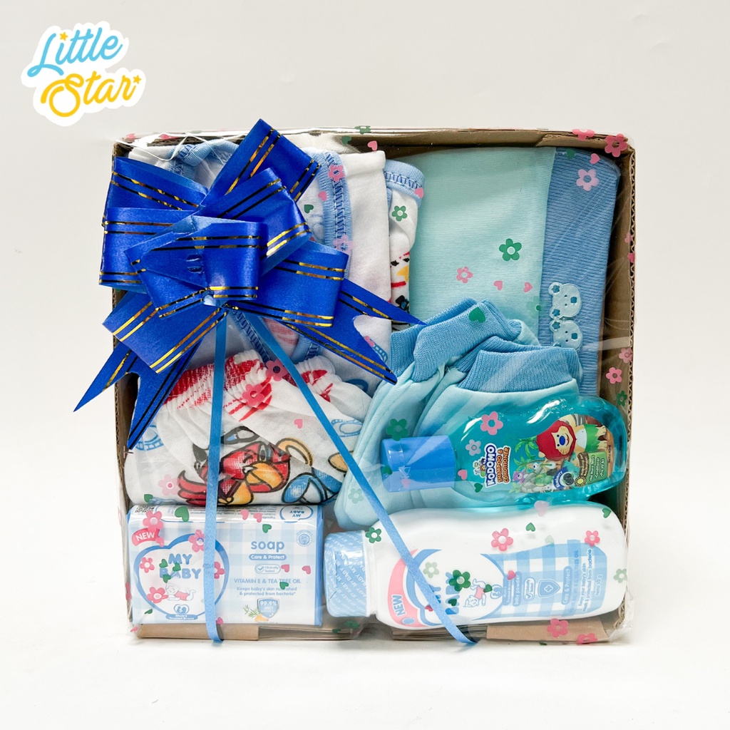 Paket B Parsel Bayi Baru Lahir Kado Hampers Newborn Baby Gift Set Hadiah Pakaian Setelan Anak Unisex