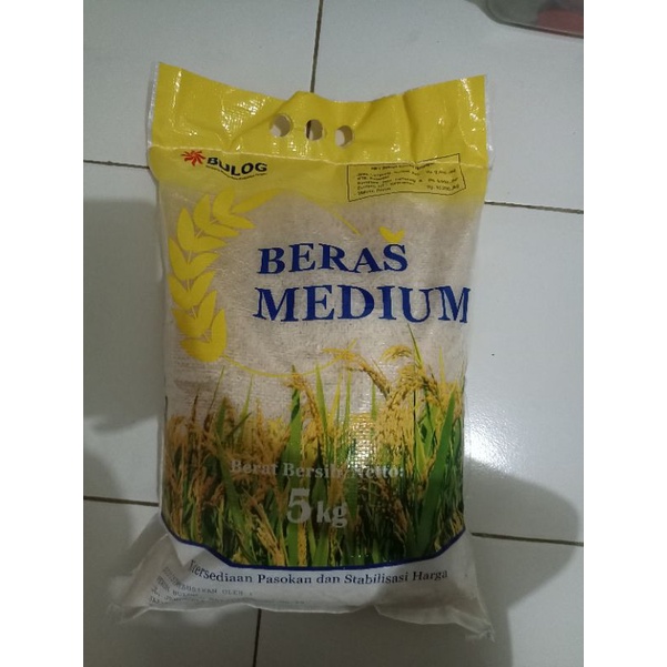 beras medium bulog 5kg