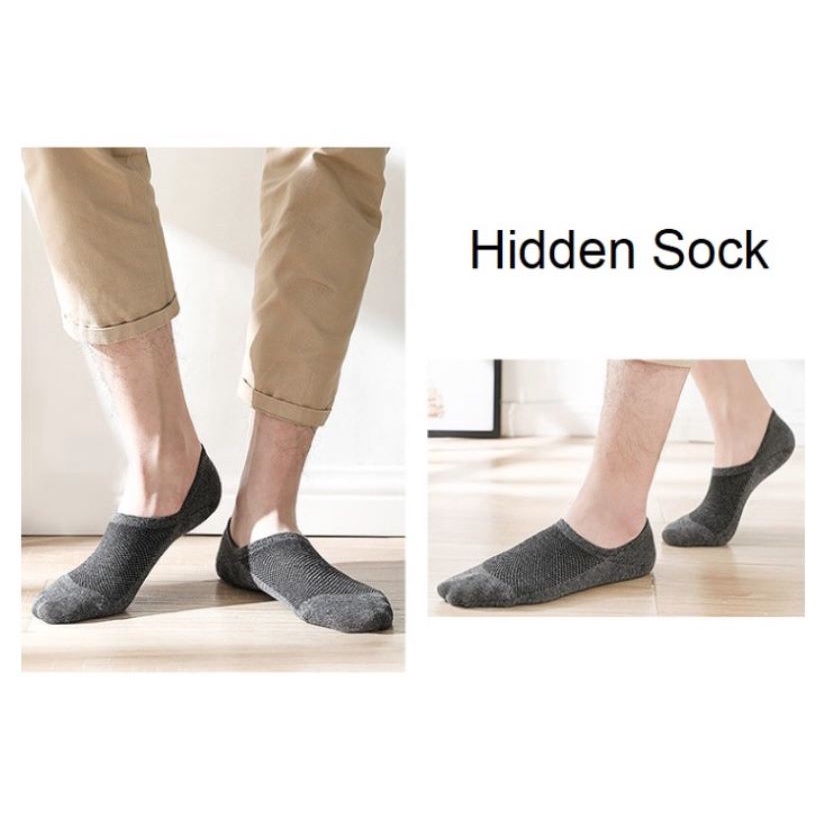 Kaos Kaki Pria Hidden Men Socks SCH49