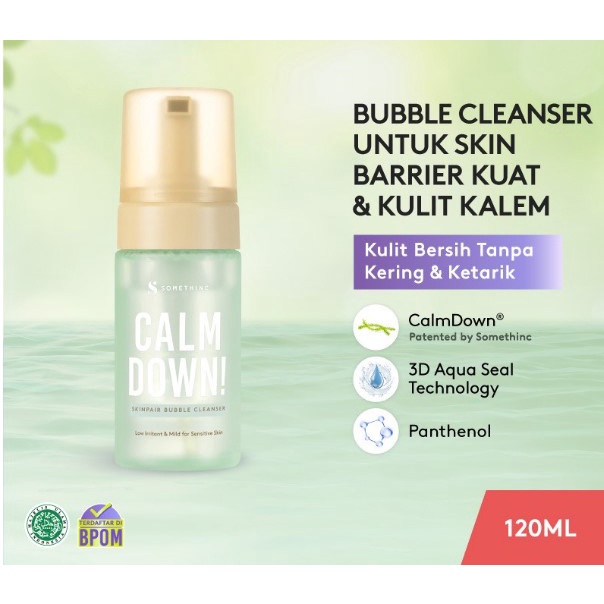[BPOM] SOMETHINC Calm Down Skinpair Bubble Cleanser 120mL 100%ORI Skin Pair (Madagascar Centella Asi