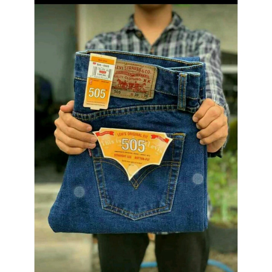 [PROMO] Celana Jeans Panjang Size 27/28-38 Pria Model Standar / Celana Jeans Pria Standart