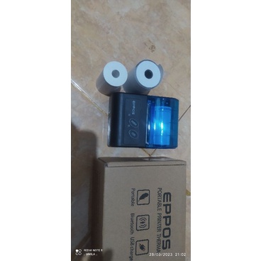 Printer Bluetooth EPPOS PT-02 Print Struk & Resi Shopee RawBT