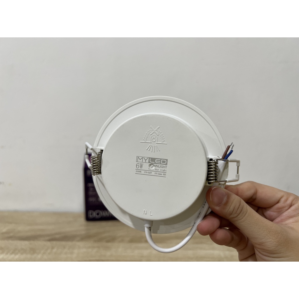 Lampu Downlight Myled 6 Watt 6500K Warna Putih Slim Design 6W