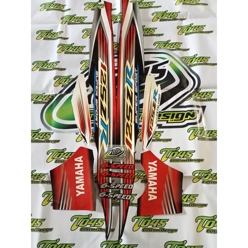 Sticker striping yamaha 125 ZR Malay