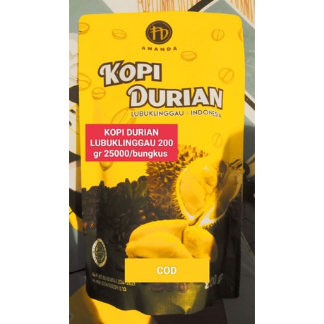 

kopi durian 200gr