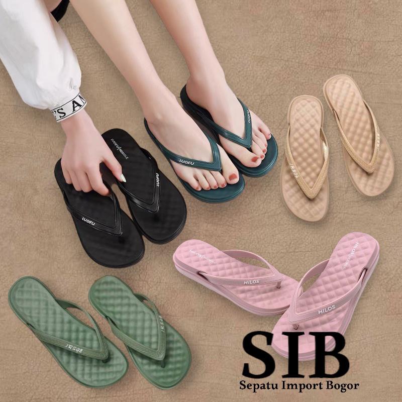 Sandal Wanita Jepit Jelly IRSOE HENGRUN / Sandal Cewe Karet Tebal Tinggi / Sandal Jepit Wanita Terbaru Sendal Cewek Bahan Karet Uk.36-40