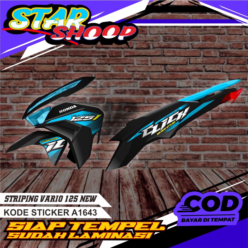 STRIPING CLICK  VARIO 125 NEW TERBARU VARIASI