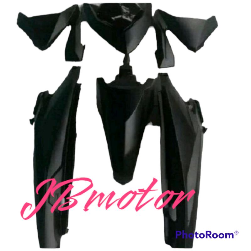 Body halus VARIO 150 LED LAMA HITAM DOFF