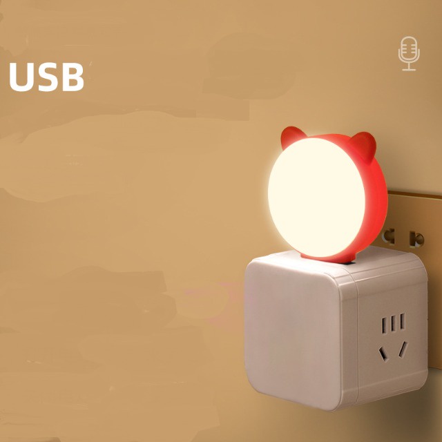 Lampu Pintar Perintah Suara Animals USB Smart Voice Command Night Lamp