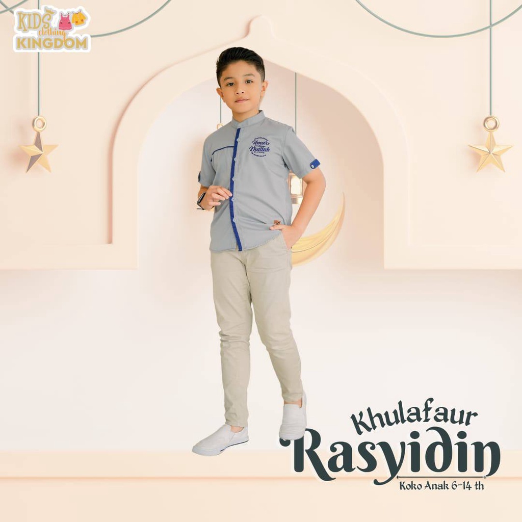 Koko anak Khulafaur Rasyidin by Kids Clothing Kingdom ( koko saja)