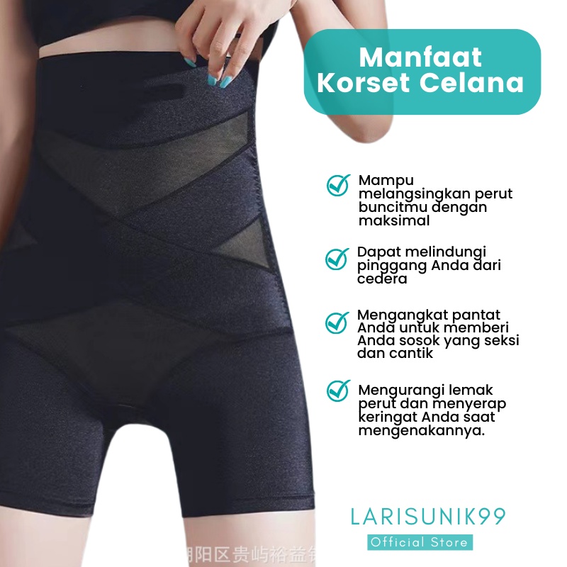 Korset Pelangsing Perut Buncit Korset Celana Pelangsing Perut Slim Pakaian Dalam Corset Jumbo Wanita Pengecil Pinggang Pengangkat Pantat Celana Slim Corset Pinggul Bodysuit Pants Pembentuk Tubuh Original Premium