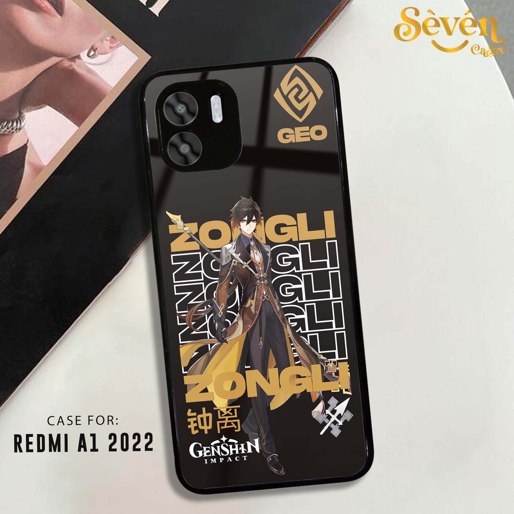CASE Xiaomi Redmi A1 2022 10 4G 2022 Note 10 10S 10 Pro -  Casing Terbaru SEVEN CASE [ Genshin ] Sil