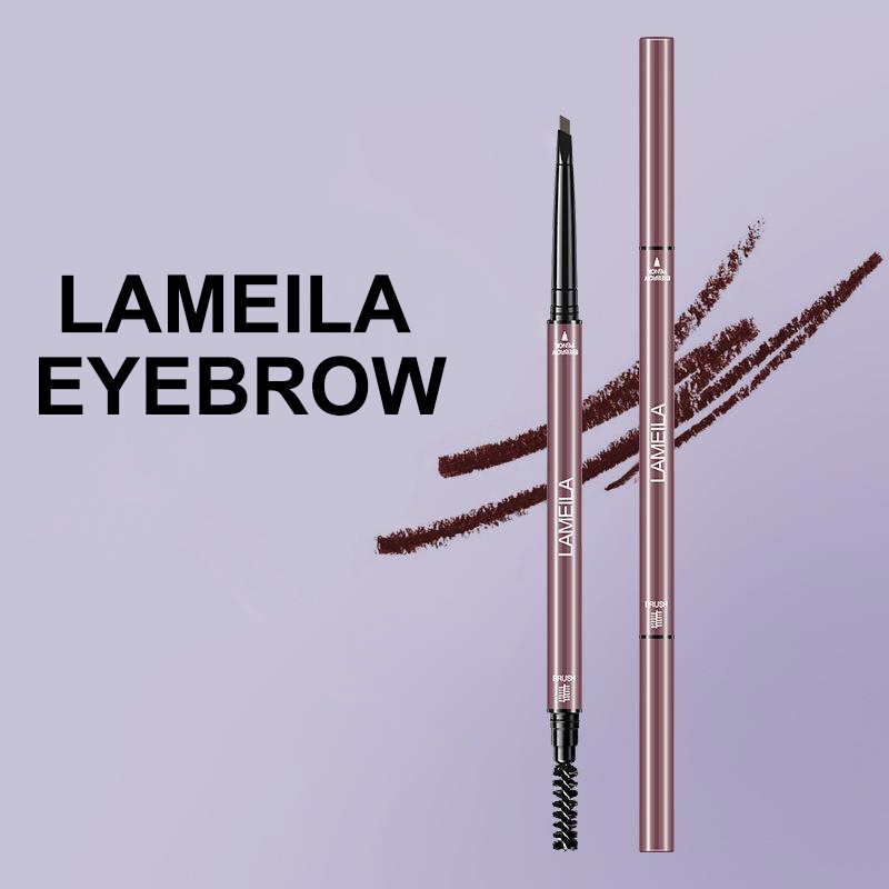 LAMEILA Pensil Alis Eyebrow 2 in 1 Waterproof And Drable LA136