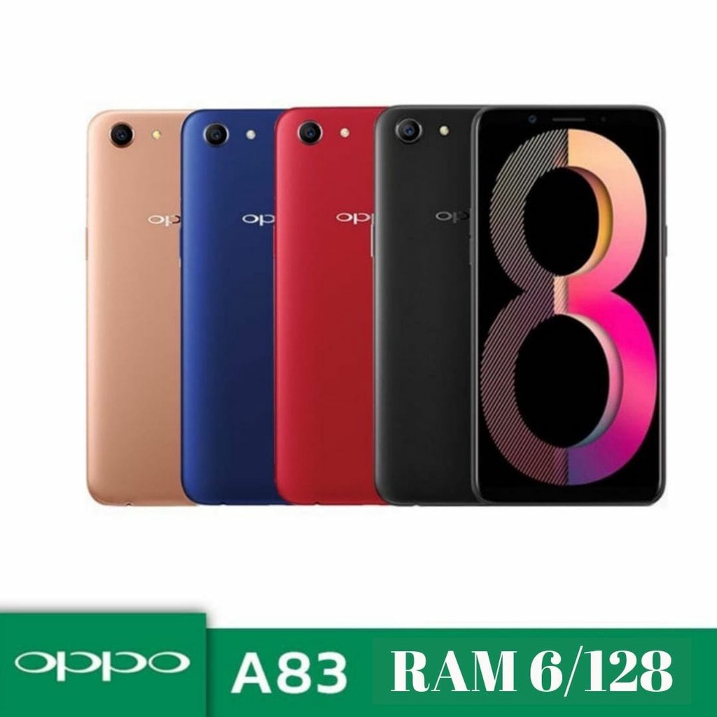 oppo A83 Ram 6+128 layar 5.7 inchi garansi toko 1 tahun