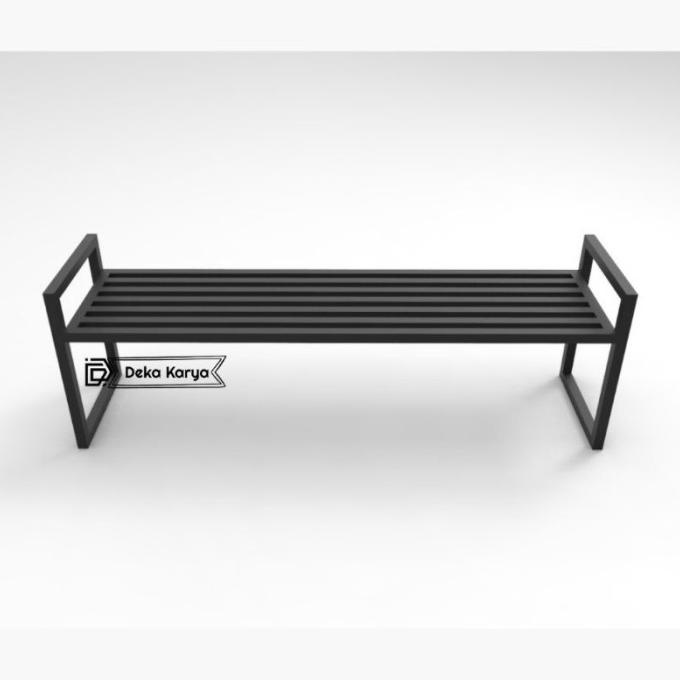 Kursi Teras Panjang Bangku Tunggu Kursi Besi Outdoor Bangku