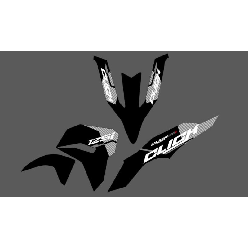 Striping Stier Transparan Vario New 125 2023 Malaysia