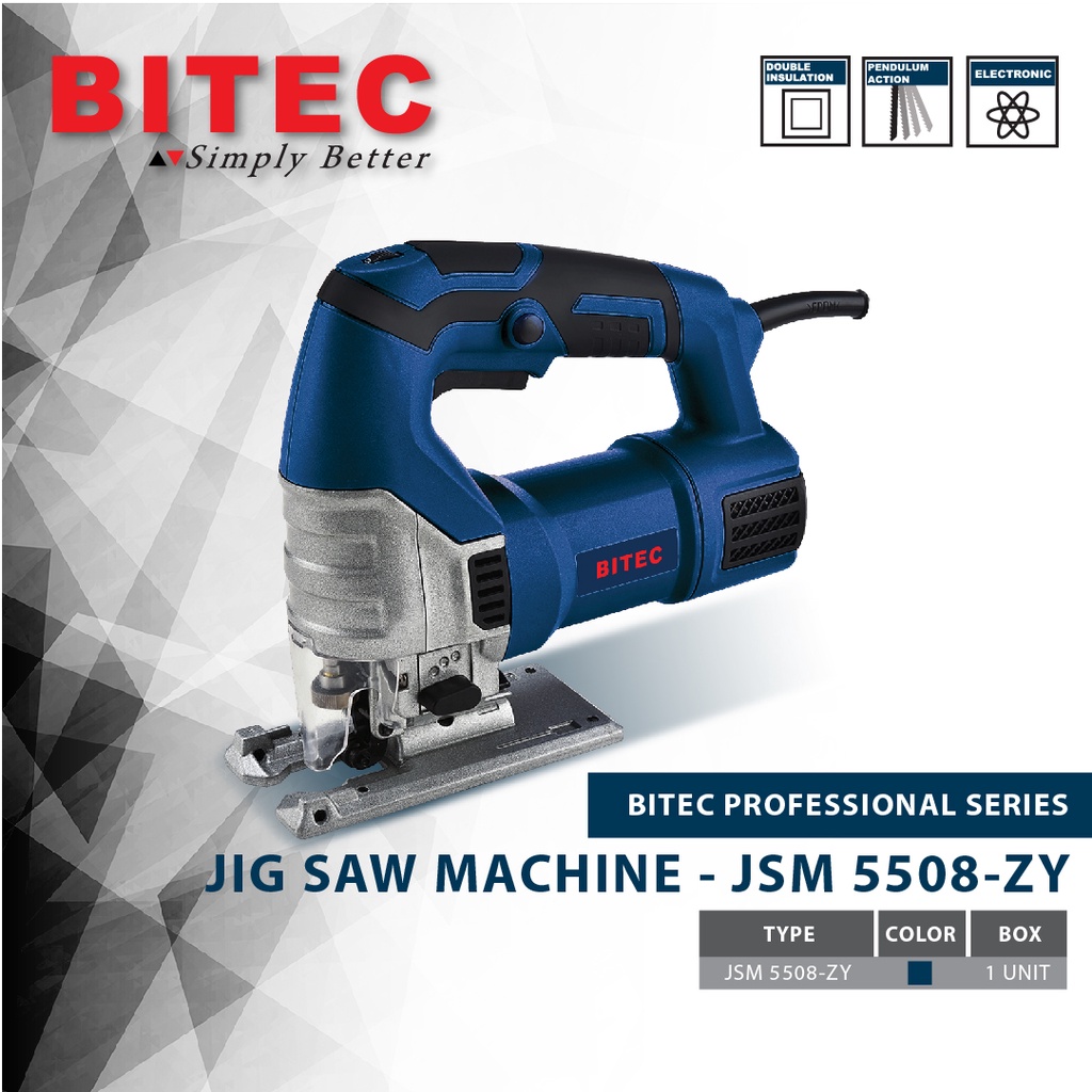 BITEC - MESIN POTONG KAYU / JIG SAW MACHINE - JSM 5508-ZY - GARANSI RESMI 1 THN