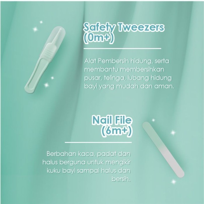 Oonew 4in1 Hygiene Set for Baby / Nail set / Gunting Kuku Set