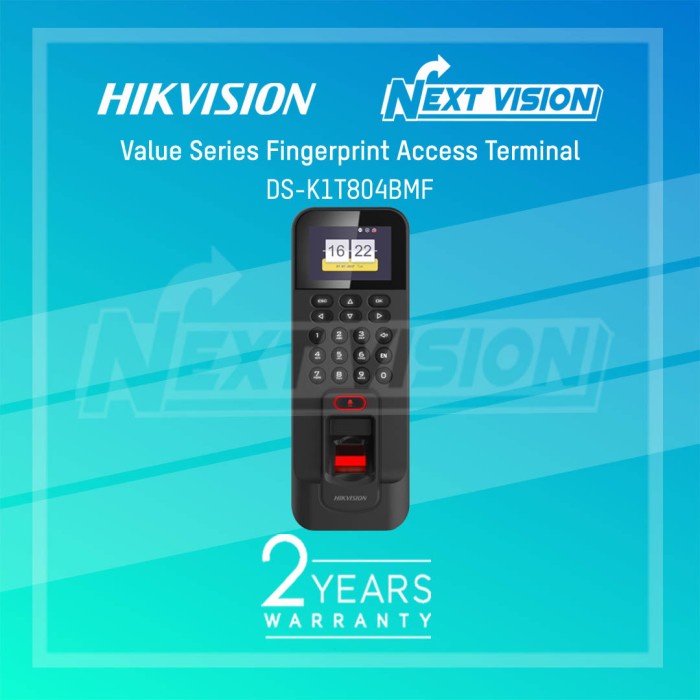 Terlaris Ds-K1T804Bmf - Hikvision Fingerprint Access Control
