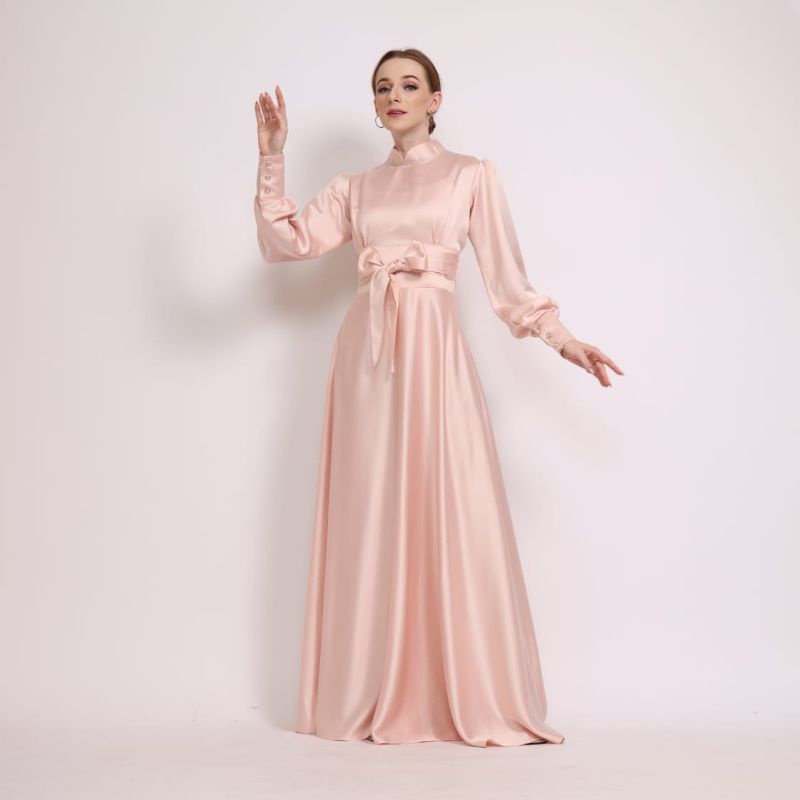jedevy Syifa dress/maxi dress/gamis satin/dress satin