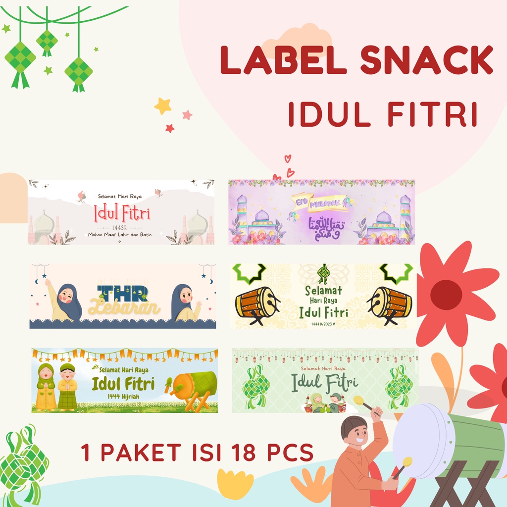 

Label Snack Lebaran ( 1 pax isi 10)
