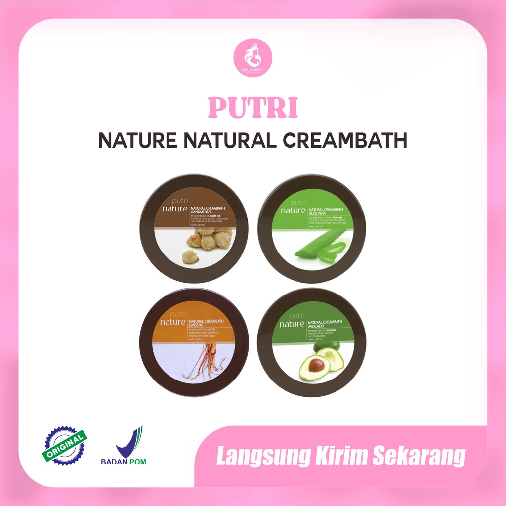 Putri Nature Natural Creambath - 240ml