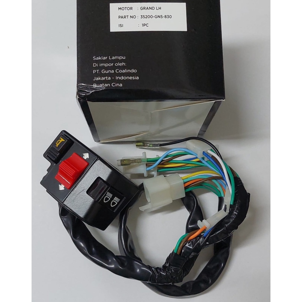 M.B. Saklar Kiri Holder LH Motor Honda Grand