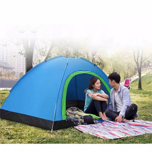 WTW  Tenda Camping Kapasitas 2-4 Orang Tenda Otomatis Outdoor &amp; Indoor Tenda Gunung