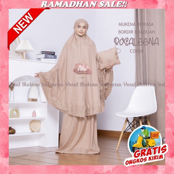 Mukena Terlaris Katun Dewasa Jumbo Original Grade A (Rheini Colection) Mukena Dewasa Terbaru 2023 Mu