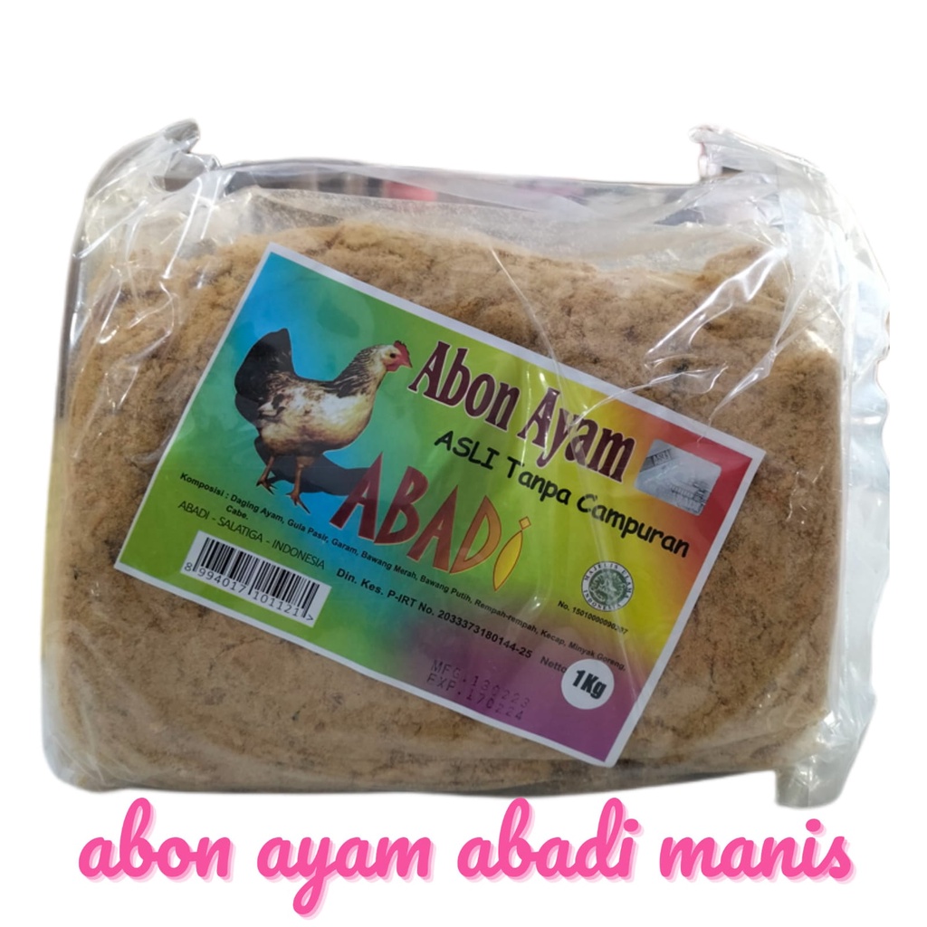 

Abon Ayam Abadi 100gr