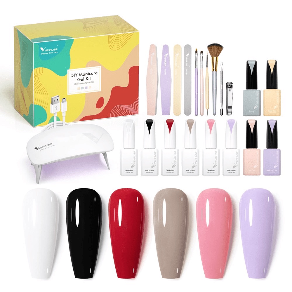 PREMIUM Nail Art Kit Set Kutek Gel Pemula