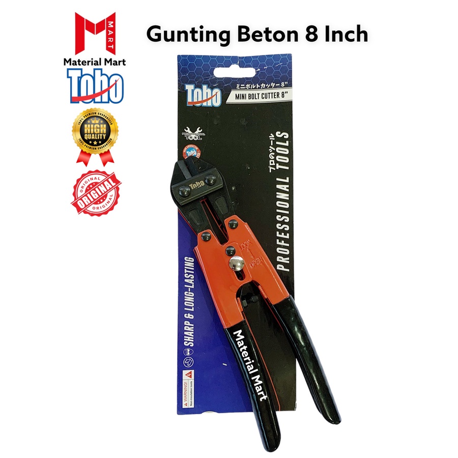 Gunting Beton / Kawat 8 inch Toho Premium | Japan Bolt Cutter Besi | Material Mart