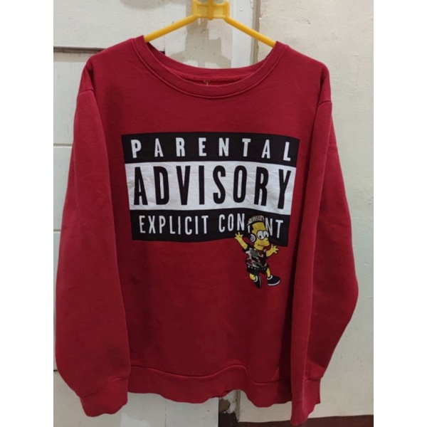 PARENTAL ADVISORY MERAH HOODIE CN