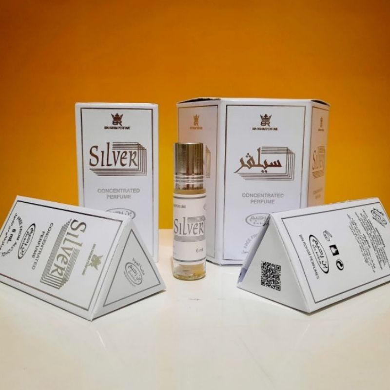 parfum bin rohim SILVER 6ml per box (6pcs)