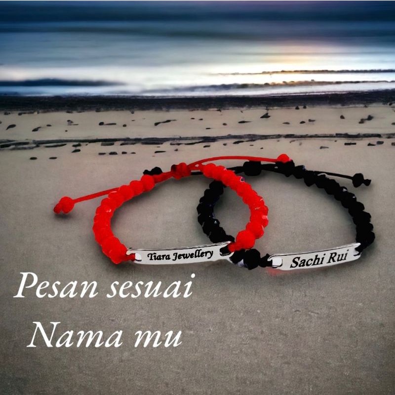 GELANG NAMA Titanium pesan sesuai namamu