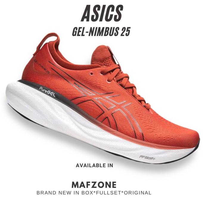 ASICS GEL-NIMBUS 25 Mens Running Spice Latte/Black ORIGINAL