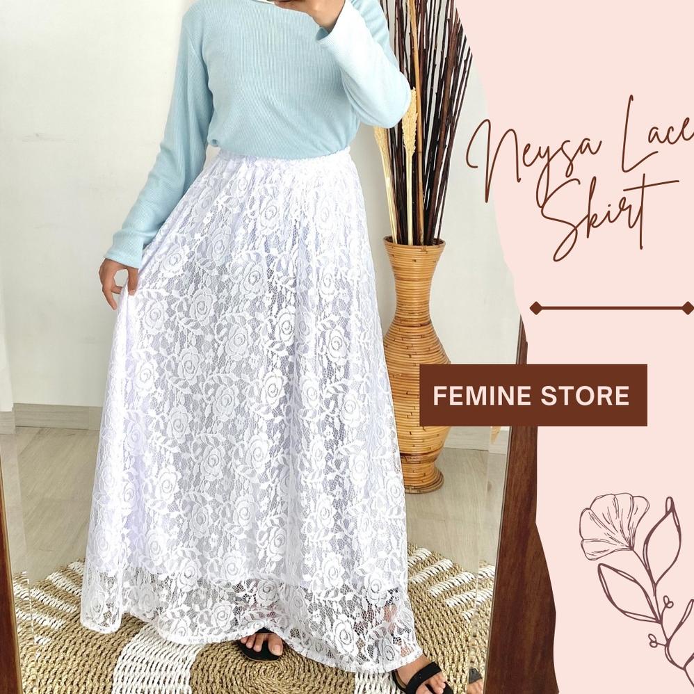BIG SALE ROK WANITA PANJANG ROK KOREAN STYLE ROK TUTU LONG SKIRT ROK BRUKAT FURING ROK WANITA KEKINI