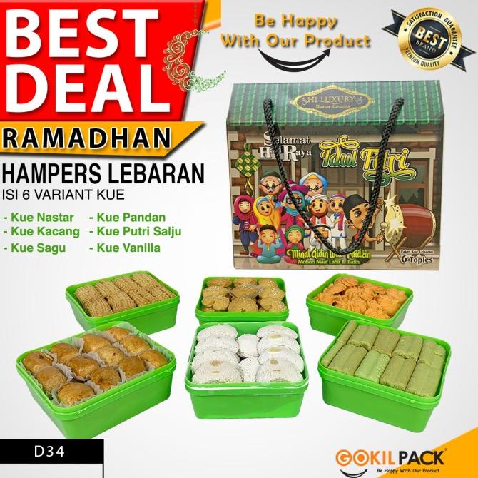 

Hampers Paket Kue Lebaran-Parcel Kue Lebaran-Paket Kue Kering Idul Fitri Original