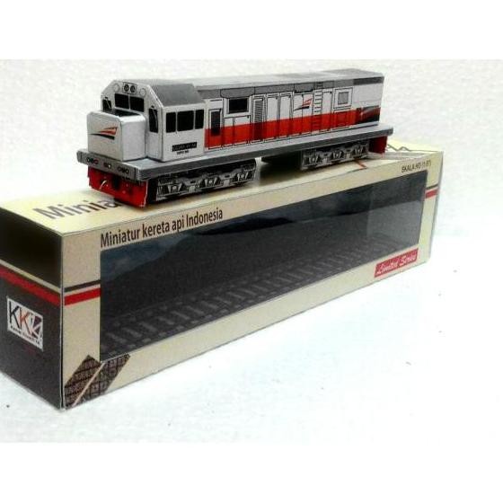 HOT SALE PJ LOKOMOTIF CC201 PUTIH ORENS - MINIATUR KERETA API INDONESIA TERBARU