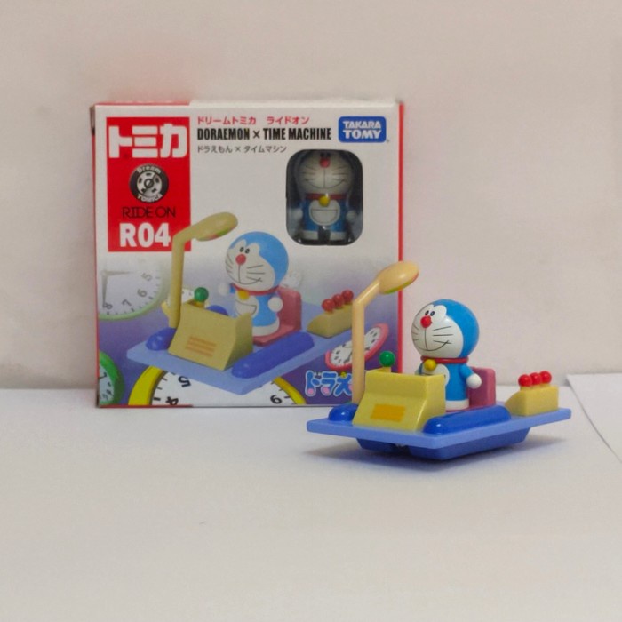 HOT SALE TOMICA RIDE ON R04 DORAEMON X TIME MACHINE DIECAST TAKARA TOMY MURAH TERLARIS