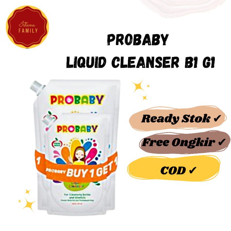 Probaby Liquid Cleanser B1 G1 Sabun Cuci Botol Anak