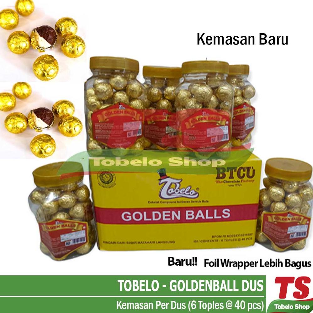 

Tobelo Golden Balls (Dus) / Coklat Tobelo Golden Ball Grosir / Goldenballs / Golden Balls Toples Olshoppanda_