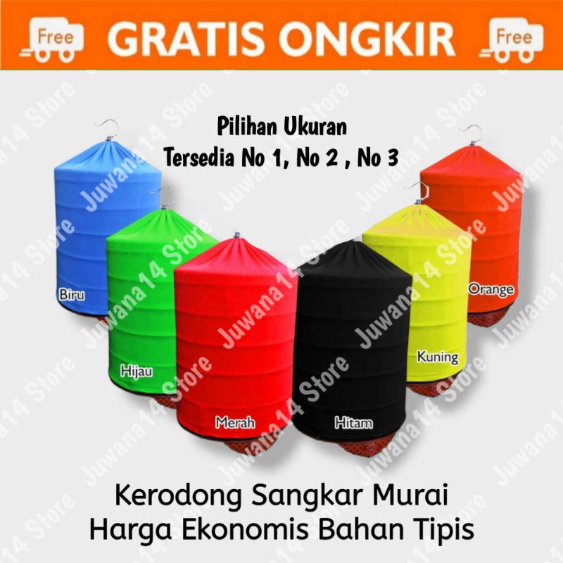 Kerodong Krodong Murai Tipis No1 No2 No3 Krodong Kodong Kerodong Sangkar Burung Murai 123